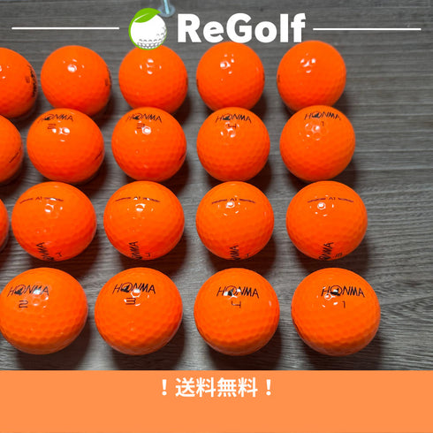 【中古】 【送料無料】 ロストボール 本間ゴルフ ホンマ A1 オレンジ 20球 ACランク リゴルフ